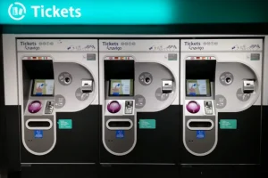 Automat na predaj lístkov-RATP