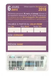 paris-museum-pass model , hvordan man udfylder paris museum pass