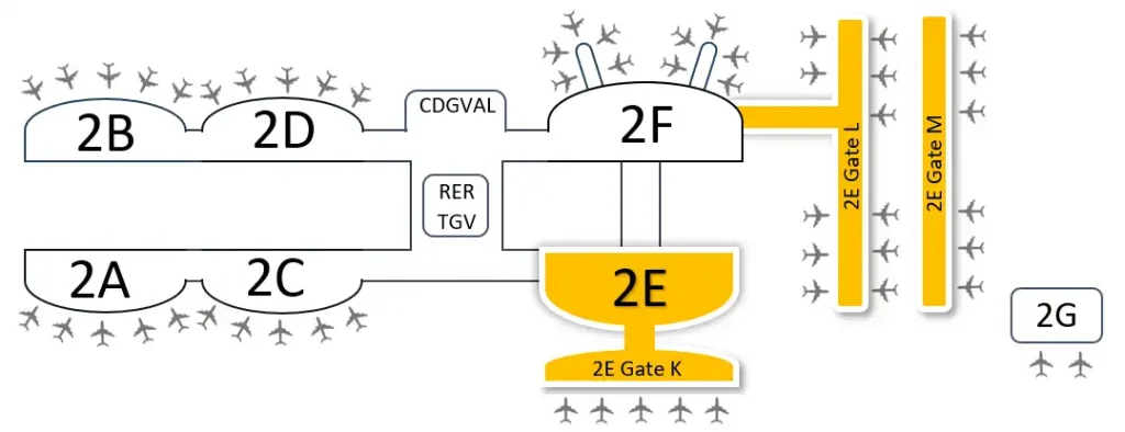 CDG-AIRPORT-TERMINAL-2E-マップ